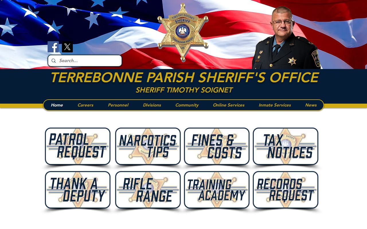 Terrebonne Parish Sheriff’s Office official website